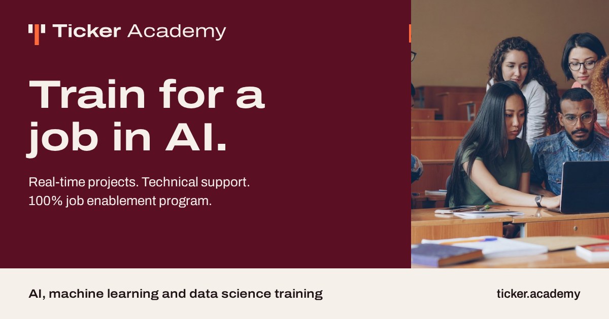 Screenshot of ticker.academy